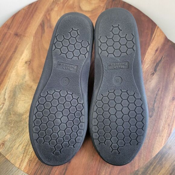 NWOT Hush Puppies Slippers Corduroy Navy Men's Size 8 - Picture 7 of 11